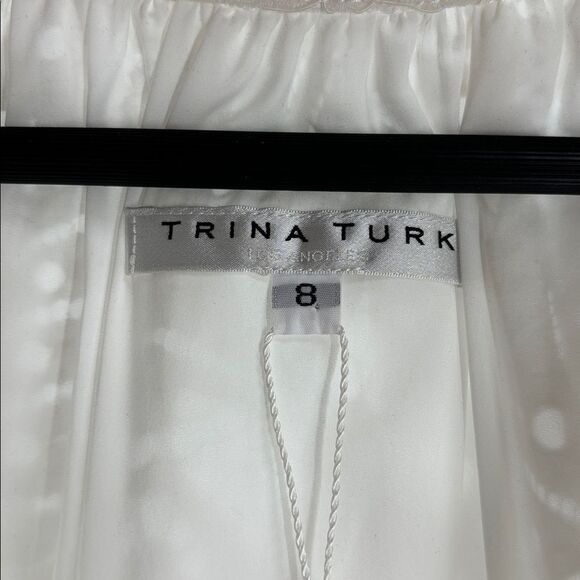 Trina Turk White Lace Midi Dress - Picture 5 of 13